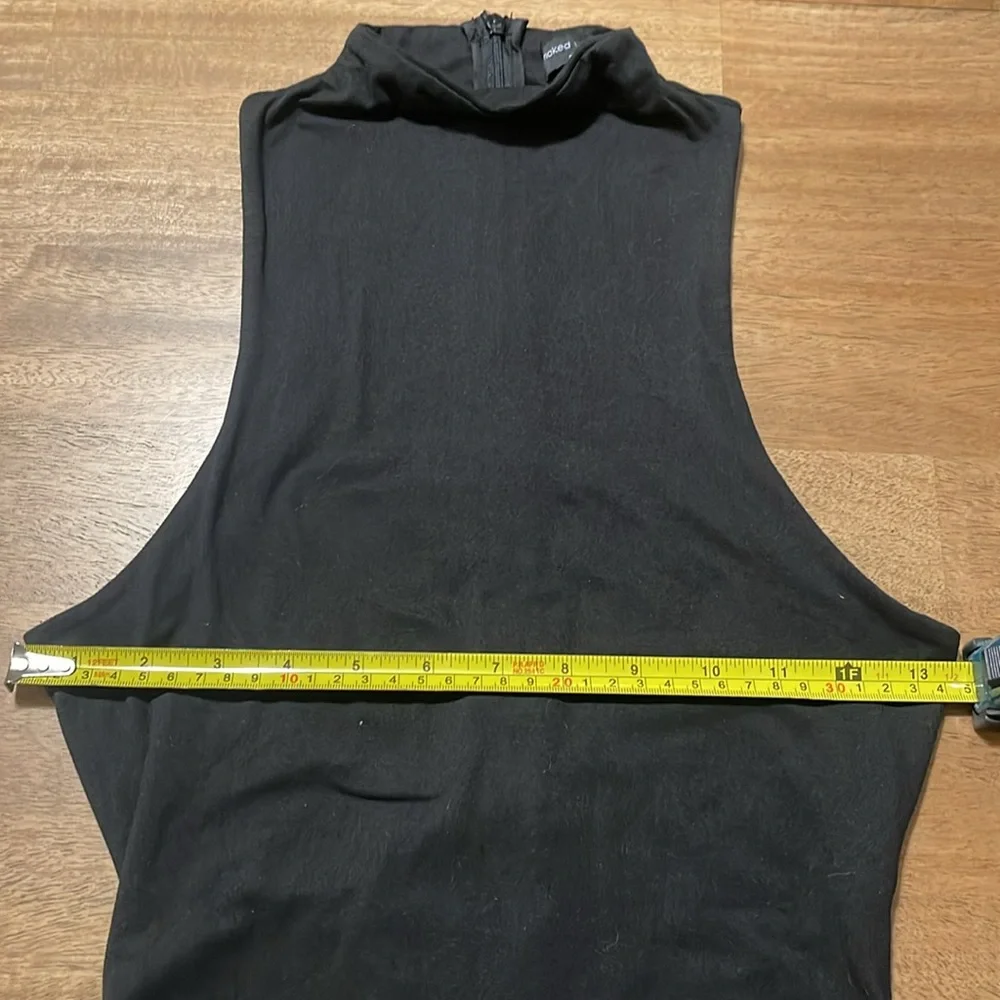 Naked Wardrobe Black mock neck mini dress - Picture 9 of 10